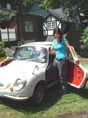 Aerin Willey in Her Subaru