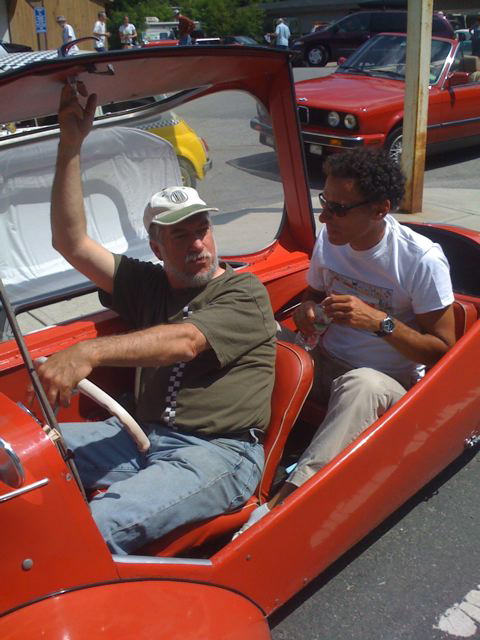 Bob and Carter in the Messerschmidt