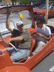 Bob and Carter in the Messerschmidt