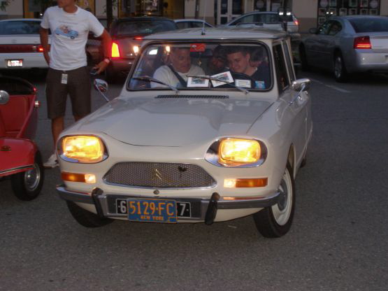 Andrew driving AMI 8