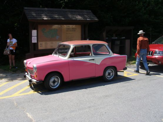 Trabi on mountain